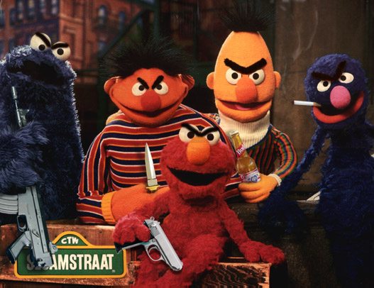 Evil sesame street